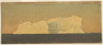 Desenho, Icebergue flutuante, Labrador, junho ou julho de 1859 de Frederic Edwin Church