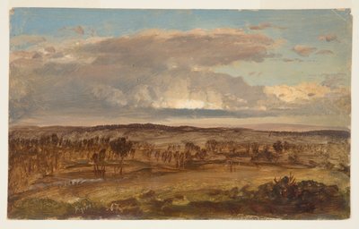 Desenho, Vale do Hudson, abril de 1867 de Frederic Edwin Church