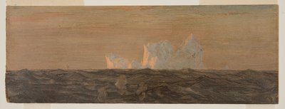 Desenho, Icebergs, junho ou julho de 1859 de Frederic Edwin Church