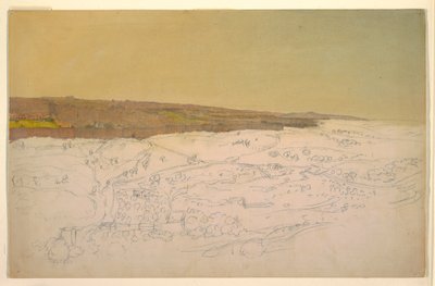 Desenho, Jerusalém, vista geral, abril (), 1868 de Frederic Edwin Church