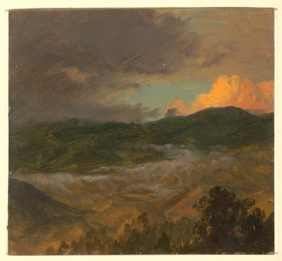 Desenho, Paisagem, 1865 de Frederic Edwin Church