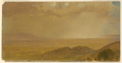Desenho, Paisagem, maio de 1865 de Frederic Edwin Church