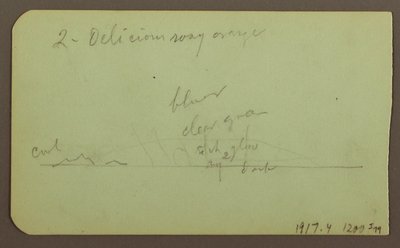 Desenho, Paisagem "near lagos"; Verso: Paisagem, 1883 de Frederic Edwin Church