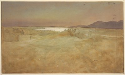 Desenho, Olhando de Olana, Sudoeste através do Vale do Hudson, 1870-80 de Frederic Edwin Church