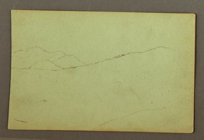 Desenho, Picos de montanha, possivelmente 1856 de Frederic Edwin Church