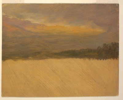 Desenho, Paisagem montanhosa, 1860-70 de Frederic Edwin Church