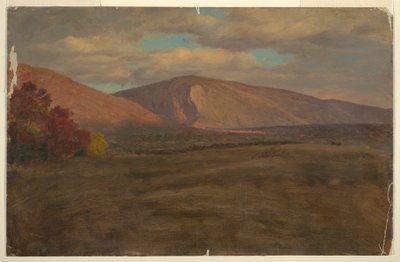 Desenho, Monte Katahdin a partir do sudoeste (), 1870-80 de Frederic Edwin Church