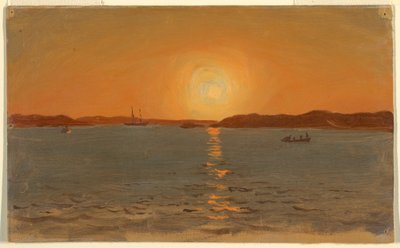 Desenho, Terra Nova, Cabeça de Gato, junho de 1859 de Frederic Edwin Church