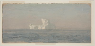 Desenho, ao largo de Iceberg, Terra Nova, junho de 1859 de Frederic Edwin Church