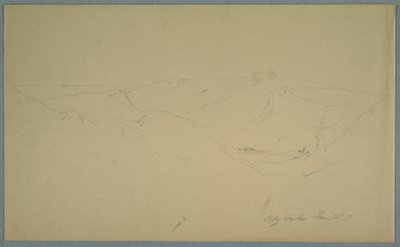 Desenho, Porto de Petty, 24 de junho de 1859 de Frederic Edwin Church