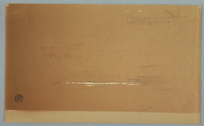 Desenho, Paisagem marítima, Costa do Labrador, junho ou julho de 1859 de Frederic Edwin Church