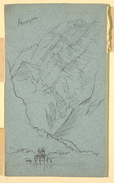 Desenho, margem do Konigssee, B, julho de 1868 de Frederic Edwin Church