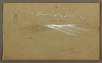 Desenho, Céu, Figura, 12 de junho de 1865 de Frederic Edwin Church