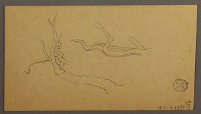 Desenho, Estudo do céu sobre o cume e o arco-íris, julho de 1866 de Frederic Edwin Church