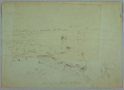 Desenho, Terrapin Point, 20 de março de 1856 de Frederic Edwin Church