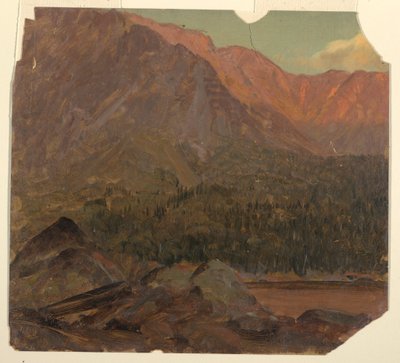Desenho, A Grande Bacia de Katahdin, Maine, 1860-70 de Frederic Edwin Church