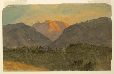 Desenho, Untesberg, perto de Berchtesgaden, Baviera, 1868 de Frederic Edwin Church