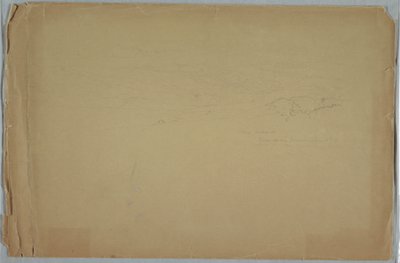 Desenho, Vale entre montanhas, Guanoco, perto de Guaranda, Equador, 11 de junho de 1857 de Frederic Edwin Church