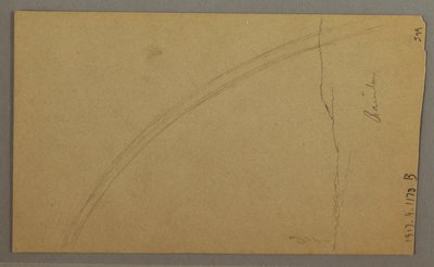 Desenho, Valley, arco-íris, possivelmente 1865-66 de Frederic Edwin Church