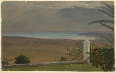 Desenho, Vista do Mar, 1865 de Frederic Edwin Church