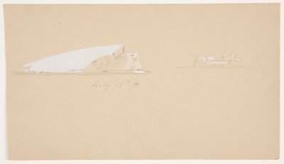Icebergs Flutuantes de Frederic Edwin Church