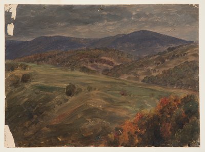 Paisagem montanhosa, início do outono de Frederic Edwin Church