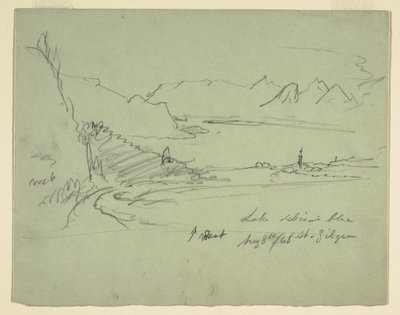Paisagem na Áustria, 5 de agosto de 1868 de Frederic Edwin Church