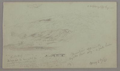 Paisagens perto de Baalbek, Líbano de Frederic Edwin Church