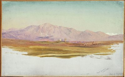 Monte Guinaro, Sabine Mountains, 1869 de Frederic Edwin Church