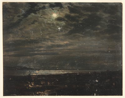 Costa enluarada (possivelmente Maine) de Frederic Edwin Church