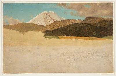 Monte Chimborazo e Guaranda, Equador de Frederic Edwin Church