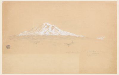 Monte Chimborazo da Casa do Sênior Pablo Bustamante, Riobamba, Equador de Frederic Edwin Church