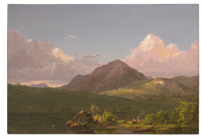 Monte Newport em Mount Desert Island, c.1851-53 de Frederic Edwin Church