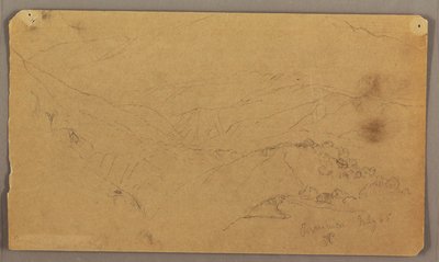 Paisagem de montanha, Jamaica de Frederic Edwin Church