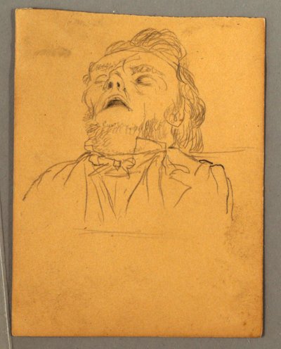Retrato de homem adormecido de Frederic Edwin Church