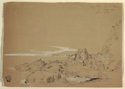 Rocky Coast, Grand Manan, Canadá de Frederic Edwin Church