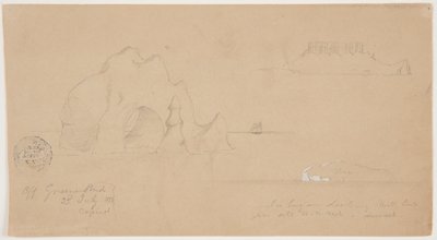 Esboços de Icebergs, Off Greenspond, Terra Nova de Frederic Edwin Church