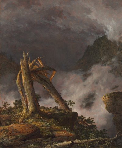 Tempestade nas montanhas, 1847. de Frederic Edwin Church