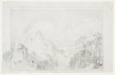 Estudo para "Temporada das Chuvas nos Trópicos" de Frederic Edwin Church