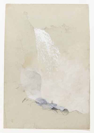 Estudo de Tequendama Falls perto de Bogotá, Colômbia de Frederic Edwin Church