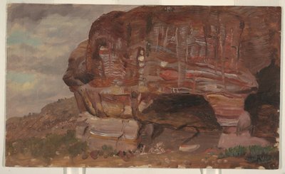Estudo de uma rocha zoomórfica, Petra de Frederic Edwin Church