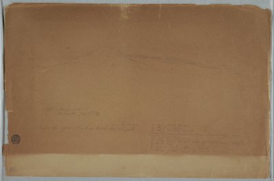 O Chimborazo mostrado de Riobamba, Equador, 13 de julho de 1857 de Frederic Edwin Church