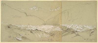 Glaciar Upper Aletsch com o Great Fusshorn de Frederic Edwin Church