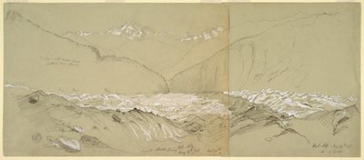 Glaciar Upper Aletsch com o Great Fusshorn de Frederic Edwin Church