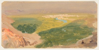 Vista para Damasco, Síria de Frederic Edwin Church