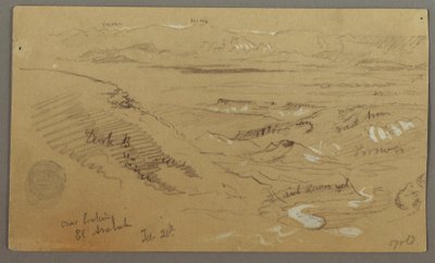 Vista de Wady el-Arabah de Frederic Edwin Church