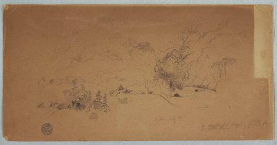 Vista de Toche, Colômbia de Frederic Edwin Church