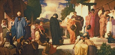 Andrómaca cativa, c.1888 (óleo sobre tela) (ver 226710 & 250633) de Frederic Leighton