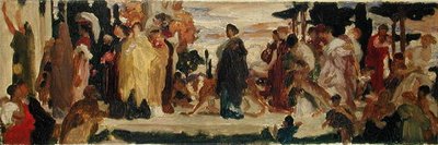 Estudo para a Noiva de Siracusan (óleo sobre tela) de Frederic Leighton