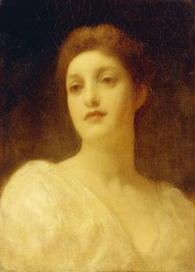 A cabeça de uma menina, de Frederic Leighton